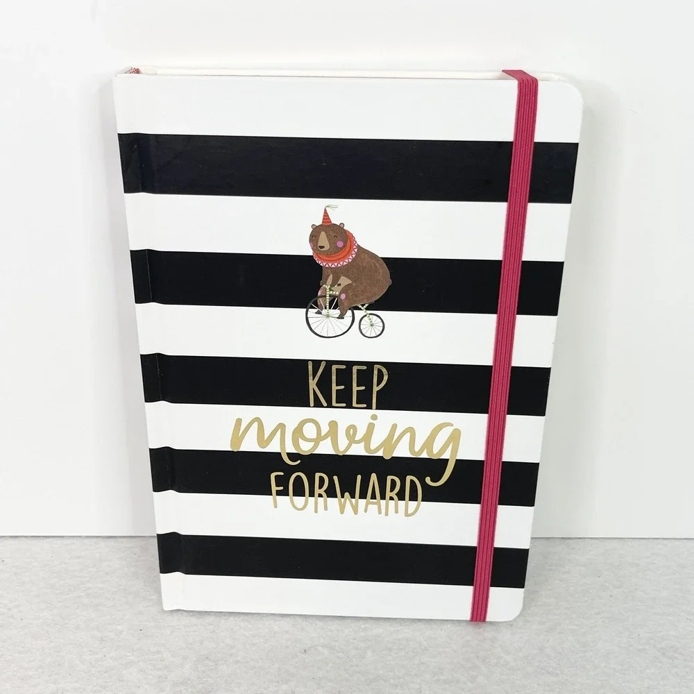 Hardcover Journal 6x8 Lined Notebook Keep Moving Forward